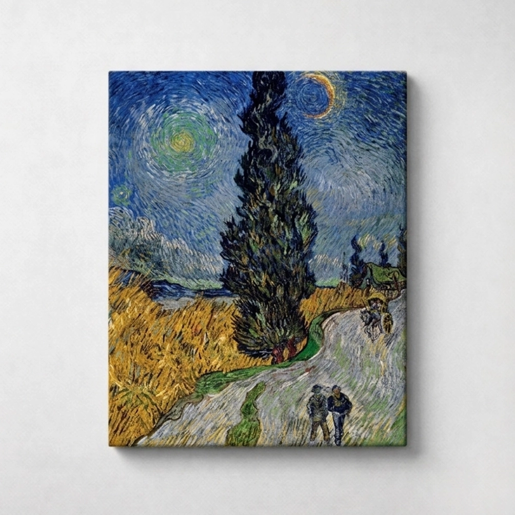 16. Road with cypress and star - Vincent Van Gogh 16. Road with cypress and star - Vincent Van Gogh