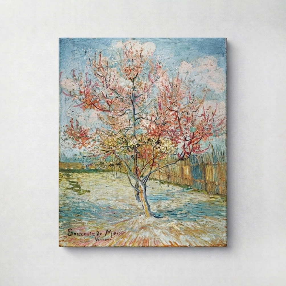31. Pink peach trees - Vincent Van Gogh 31. Pink peach trees - Vincent Van Gogh