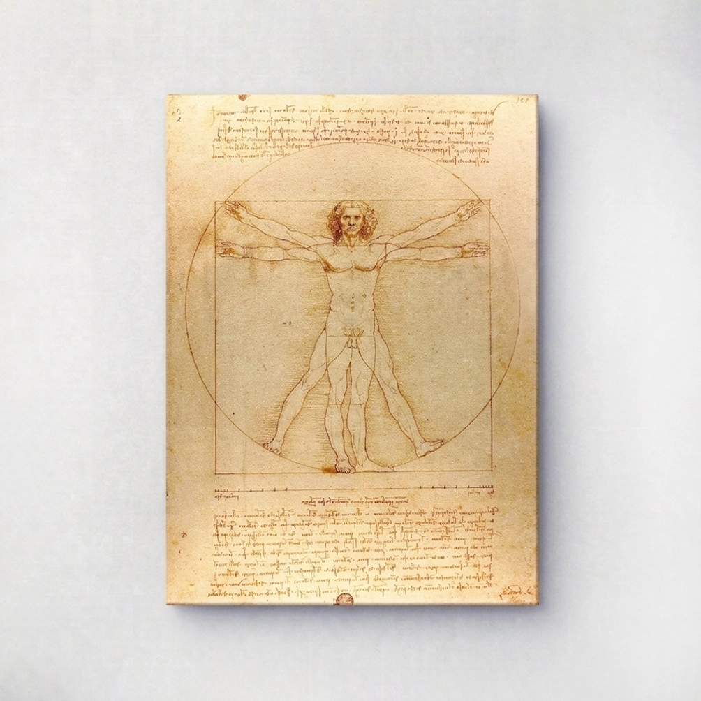 4. Vitruvian Man - Leonardo da Vinci 4. Vitruvian Man - Leonardo da Vinci