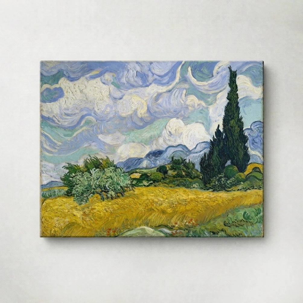 7. Wheat field with cypresses - Vincent Van Gogh 7. Wheat field with cypresses - Vincent Van Gogh