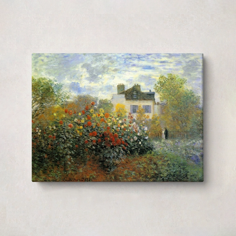 13. The garden of monet at Argenteuil - Claude Monet 13. The garden of monet at Argenteuil - Claude Monet